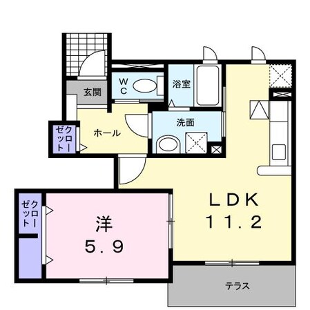 阿波橘駅 徒歩5分 1階の物件間取画像